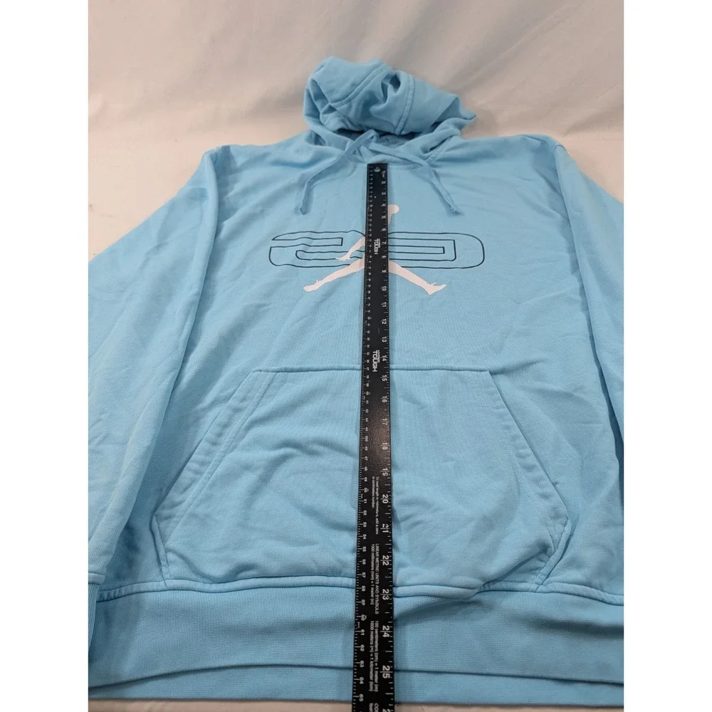 Nike Jordan Sport Crossover Hoodie Dri-Fit Mens Blue Large Jumpman 23 Pullover